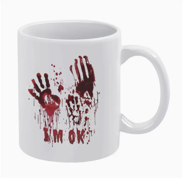 Halloween mok (I'm okay)