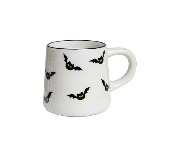 Halloween mok vleermuizen