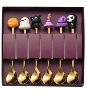 Halloween set lepeltjes